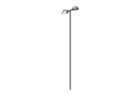 Farolas de calle 3D - Farola sobre poste alto 6m - iGuzzini - Lavinia 733x406mm
