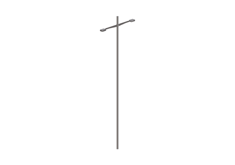 3D Street Lights - High Pole Street Light - 8m - iGuzzini -... 3D Street Lights - High Pole Street Light - 8m - iGuzzini -...