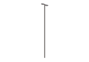 3D Street Lights - High Pole Street Light - 6m - iGuzzini - Platea Pro 296x214mm