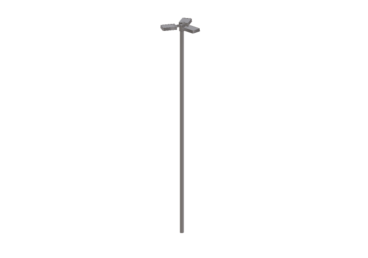Lampioni stradali 3D - Lampione su palo alto 6m- iGuzzini -... Lampioni stradali 3D - Lampione su palo alto 6m- iGuzzini -...
