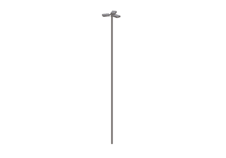 3D Street Lights - High Pole Street Light - 8m - iGuzzini -... 3D Street Lights - High Pole Street Light - 8m - iGuzzini -...
