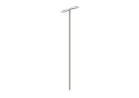 3D Street Lights - High pole street light - Height: 6 meters - iGuzzini - Archilede HP 627x300mm