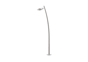 3D Street Lights - High pole street light - Height: 6 meters - iGuzzini - Archilede HP 765x412mm