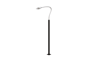 Farolas de calle 3D - Farola sobre poste alto 6,7 metros - iGuzzini - Archilede HP 765x412mm