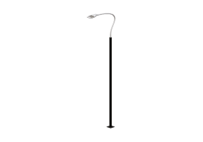 Farolas de calle 3D - Farola sobre poste alto 8,7 metros - iGuzzini - Archilede HP 765x412mm