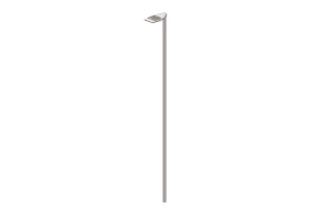 Candeeiros de rua 3D - Poste de 6 metros de altura - iGuzzini - Archilede HP 765x412mm