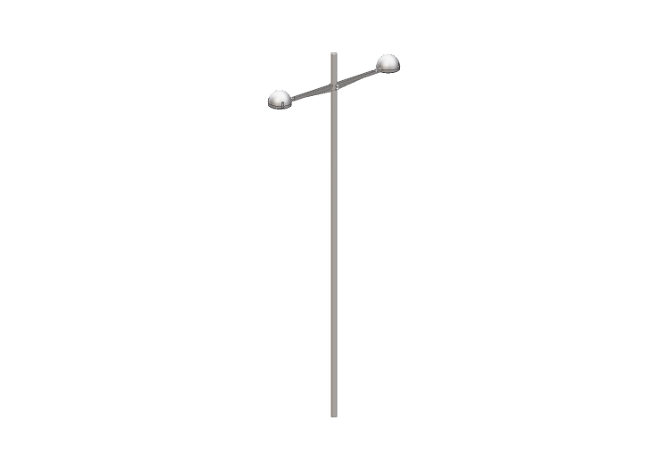 Farolas de calle 3D - Farola sobre poste alto 6 metros -... Farolas de calle 3D - Farola sobre poste alto 6 metros -...