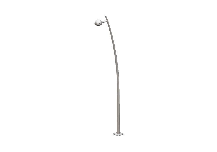 Farolas de calle 3D - Farola sobre poste alto 6 metros -... Farolas de calle 3D - Farola sobre poste alto 6 metros -...