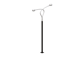 3D Street Lights - High pole street light - Height: 6,7 meters - iGuzzini - Argo