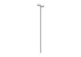 3D Street Lights - High pole street light - Height: 6 meters - iGuzzini - Argo