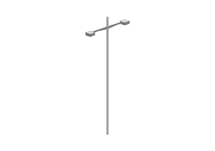 Farolas de calle 3D - Farola sobre poste alto 6 metros -... Farolas de calle 3D - Farola sobre poste alto 6 metros -...