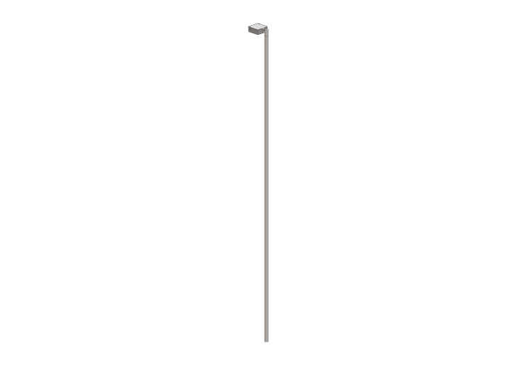 3D Street Lights - High pole street light - Height: 8... 3D Street Lights - High pole street light - Height: 8...