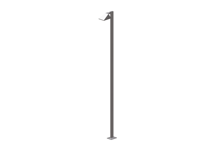 3D Street Lights - High pole street light - Height: 3,5m -... 3D Street Lights - High pole street light - Height: 3,5m -...