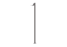 3D Stra&szlig;enlanternen - Stra&szlig;enlaterne auf Pfahl von 3,5m H&ouml;he - iGuzzini - iTeka