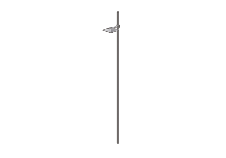 Réverbères routiers 3D - Réverbère sur mât haut 7m -- ... Réverbères routiers 3D - Réverbère sur mât haut 7m -- ...