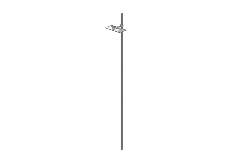 3D Street Lights - High pole street light - Height: 6m -... 3D Street Lights - High pole street light - Height: 6m -...