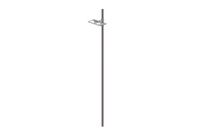 3D Stra&szlig;enlanternen - Stra&szlig;enlaterne auf Pfahl von 6m H&ouml;he - iGuzzini - Ufo 423x423mm