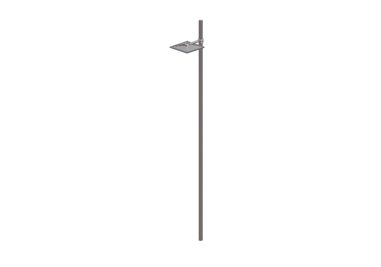 3D Street Lights - High pole street light - Height: 5m -... 3D Street Lights - High pole street light - Height: 5m -...