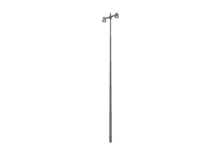 3D Street Lights - High pole street light - Height: 7m -... 3D Street Lights - High pole street light - Height: 7m -...