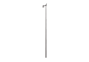 Farolas de calle 3D - Farola sobre poste alto 7m - iGuzzini - CityWoody/ proyector MaxiWoody Ø260
