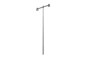 Candeeiros de rua 3D - Poste alto 7m - iGuzzini - CityWoody/ refletor MaxiWoody &Oslash;380
