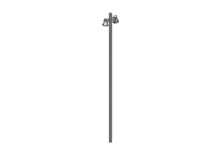 3D Street Lights - High pole street light - Height: 5m -... 3D Street Lights - High pole street light - Height: 5m -...
