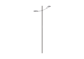 Candeeiros de rua 3D - Poste alto 8 metros - iGuzzini - Wow 758x415mm