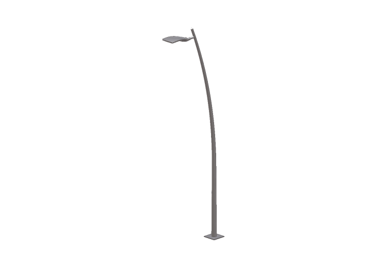Farolas de calle 3D - Farola sobre poste alto 6 metros -... Farolas de calle 3D - Farola sobre poste alto 6 metros -...