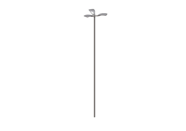 3D Street Lights - High pole street light - Height: 8 metri... 3D Street Lights - High pole street light - Height: 8 metri...