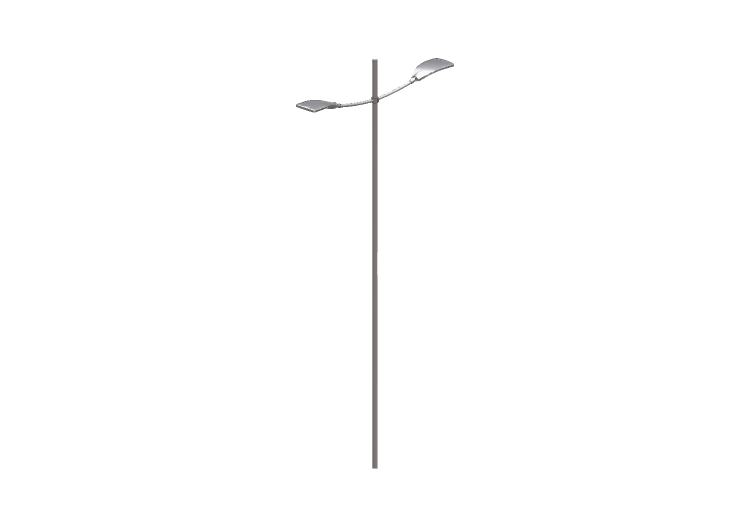 Farolas de calle 3D - Farola sobre poste alto 8 metros -... Farolas de calle 3D - Farola sobre poste alto 8 metros -...