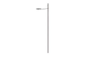 3D Street Lights - High pole street light - Height: 8 metri - iGuzzini - Wow 807x505mm