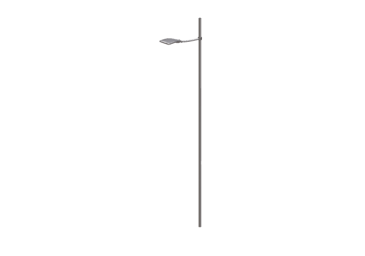 3D Street Lights - High pole street light - Height: 8 metri... 3D Street Lights - High pole street light - Height: 8 metri...