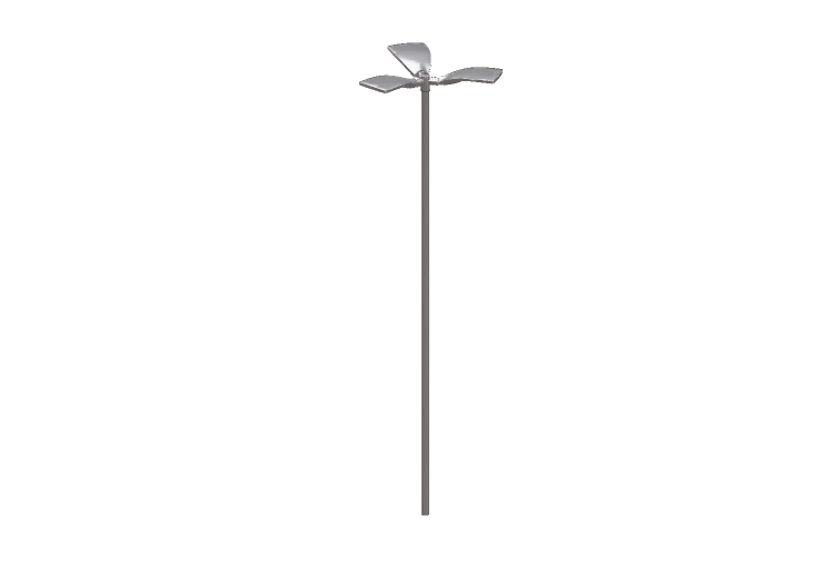 Farolas de calle 3D - Farola sobre poste alto 6 metros -... Farolas de calle 3D - Farola sobre poste alto 6 metros -...