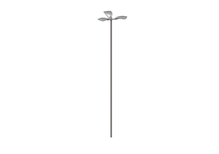 Farolas de calle 3D - Farola sobre poste alto 8 metros -... Farolas de calle 3D - Farola sobre poste alto 8 metros -...
