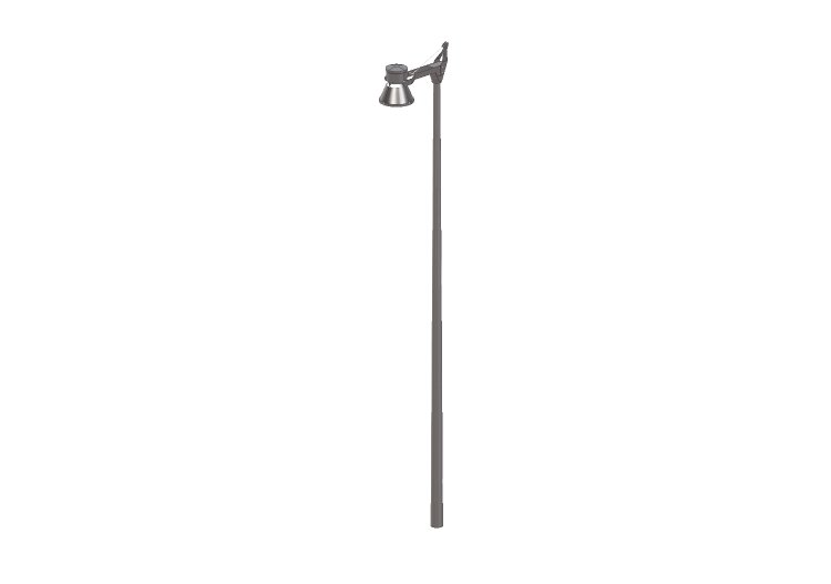 3D Street Lights - High pole street light - Height: 6 metri... 3D Street Lights - High pole street light - Height: 6 metri...