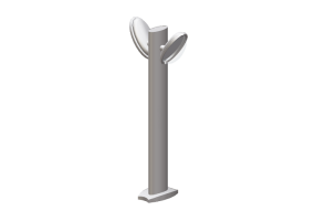 Bollards 3D - Bollard - iGuzzini - Ellipse doppio
