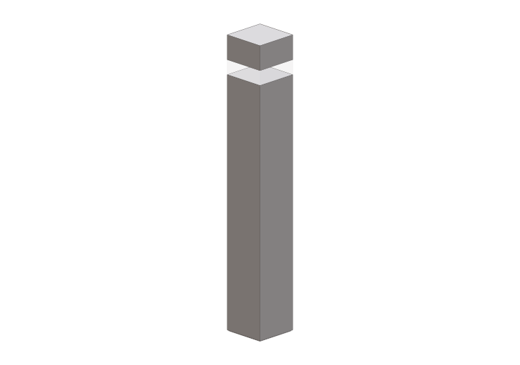 Bollards 3D - Bollard - iGuzzini - iWay quadrato... Bollards 3D - Bollard - iGuzzini - iWay quadrato...