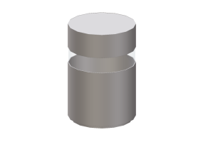 Bolardos 3D - Bollard - iGuzzini - iWay redondo &oslash;170x250mm
