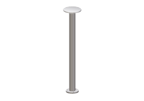 3D Post - Bollard - iGuzzini - Outer &oslash;210x1000mm