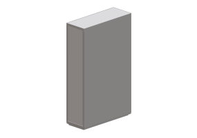 Postes de amarra&ccedil;&atilde;o 3D - Poste de prote&ccedil;&atilde;o - iGuzzini - Pencil retangular 76x203x330mm