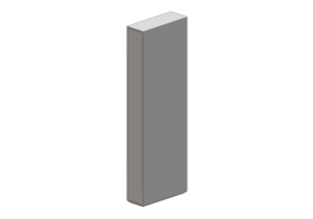 Bollards 3D - Bollard - iGuzzini &ndash; Pencil rettangolare 76x203x610mm