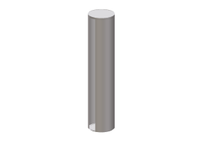 3D Poller - Poller mit Doppelstrahler - iGuzzini - Pencil rund &oslash;136x610mm