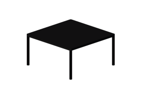 Mesas 3D - Mesa de madera lacada - Ikea - Bekanr