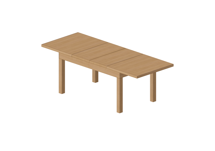 Mesas 3D - Mesa de madeira - Ikea - Bjursta - IKEA Mesas 3D - Mesa de madeira - Ikea - Bjursta - IKEA