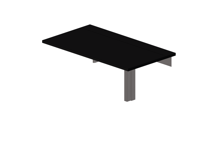 Tables 3D - Table murale en bois laqué - Ikea - Bjursta -... Tables 3D - Table murale en bois laqué - Ikea - Bjursta -...