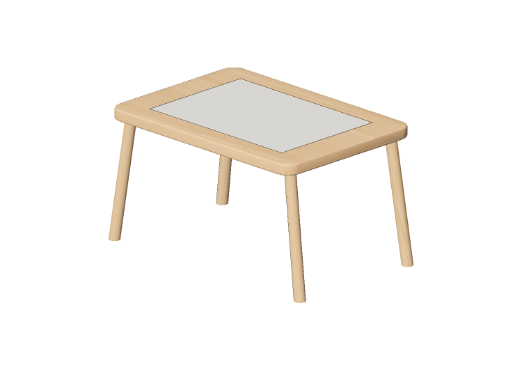 3D Tables - Wood table - Ikea - Flisat - IKEA 3D Tables - Wood table - Ikea - Flisat - IKEA