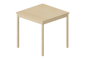 Mesas 3D - Mesa de madera - Ikea - Ingo