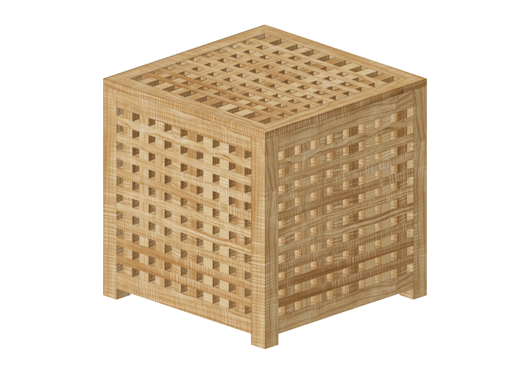 Tables 3D - Table de rangement en bois - Ikea - Hol - IKEA Tables 3D - Table de rangement en bois - Ikea - Hol - IKEA