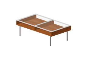 Tables 3D - Petite table en bois - Ikea - Magiker