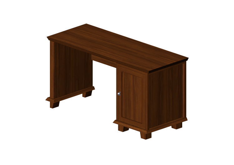 Mesas 3D - Escritorio de madera - Ikea - Markor - IKEA Mesas 3D - Escritorio de madera - Ikea - Markor - IKEA